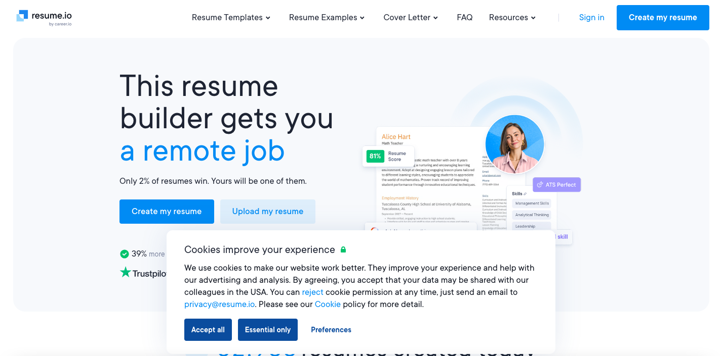 Read more about the article Pass the ATS, Land the Interview: Your Guide to Resume.io AI Builder