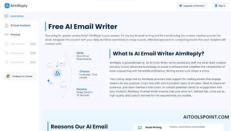 AImReply - Free AI Email Writer