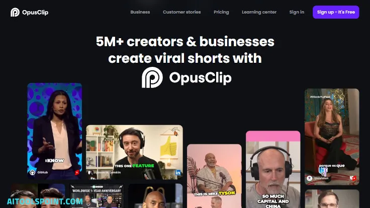 Opus Clip YouTube Shorts Maker